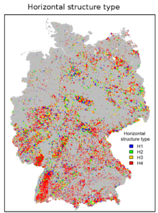 Fischer et al 2019, Horizontal Structure of Forests in Germany